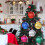 Glitter Christmas Ball Ornament Plastic 5.9 inch Blue 7