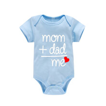 Babyrompertjes met korte mouwen en letterprint H3M