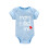 Body bébé manches courtes imprimé lettres H3M 1