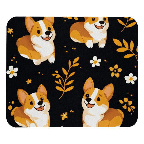 Ποντίκι Corgi με Λουλούδια για Σκύλους 21x25cm Αντιολισθητικό