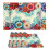 Set de 4 sets de table floraux mandala bohème 11,8 x 17,7 pouces 1