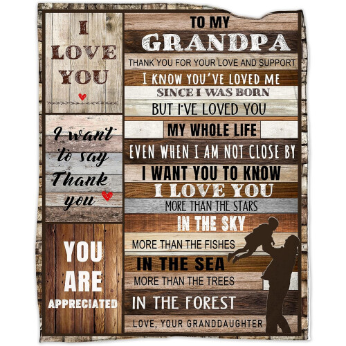 Opa Cadeau Flanellen Plaid 80x60 Inches