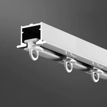 Rail de plafond en aluminium blanc pour rideaux, 8 m