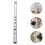 Soprano Recorder Aluminum Alloy 1 Piece Silver 3
