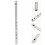 Soprano Recorder Aluminum Alloy 1 Piece Silver 6