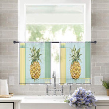 Voilage rétro dégradé ananas 52 x 45 pouces (2 pièces)