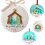 Crèche décorative 8 cm (3,15 pouces) 1 pièce, coffret cadeau 1