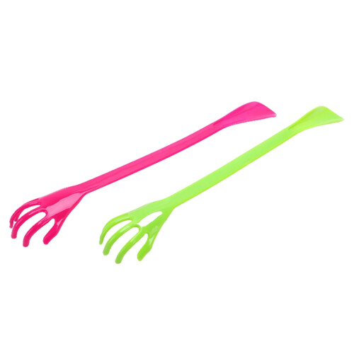Shoe Puller and Back Massager Green 2-in-1 2