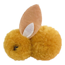 Plüsch-Osterhase, Stofftier, 5,6 x 5,8 cm