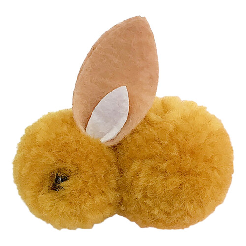 Plüsch-Osterhase, Stofftier, 5,6 x 5,8 cm