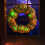 Couronne de citrouilles d'Halloween - Pendentif - Accessoire de maison hantée 1