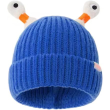 Bonnet tricoté monstre lumineux avec tentacules rétractables