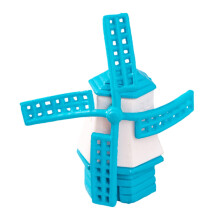 Ornements de moulin à vent en PVC colorés, lot de 3, pour intérieur et extérieur
