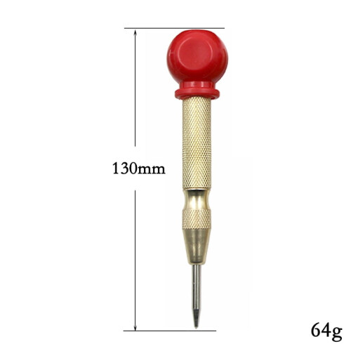 Gold Center Punch Tool for Glass Breaking and Centering 2