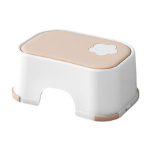Tabouret antidérapant en plastique rose 12 x 28 x 20 cm