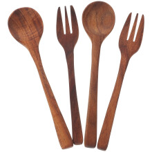 Unbranded wooden baby fork and spoon set