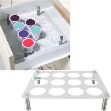 Coffee Pods Tray Drawer Insert Storage Flat Countertop Coffee Pod Drawer Organizer Holder for Cup Acrylic Coffee Pod