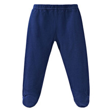 Baby Cotton Footed Pants with Elastic Waist for 0-24 Months