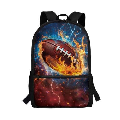 Σακίδιο πλάτης Flaming Rugby Ball για παιδιά 5-12 ετών