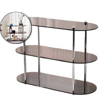Étagère de rangement pour tasses en acrylique à plusieurs niveaux (3 niveaux)