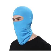 Skimasker/balaclava voor mannen en vrouwen, lichtblauw, one size