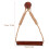 Vintage Roll Paper Holder Rustic Black Walnut 1 Set 2