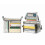 Graue, faltbare Buchaufbewahrungsbox (3er-Pack) 1