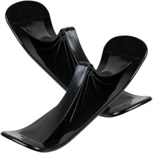 Snow Scooter Ski Sled Black for Children 1 Pair