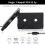 3.5mm AUX Cassette Adapter 1m Adjustable Cable for Car Home 8