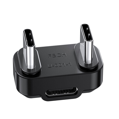 USB-C Charging Converter U-Shaped Adapter 480Mbps Data