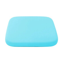 Memory Foam Square Seat Cushion Sky Blue 13.7 x 13.7 Inch