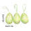 Easter Eggs Hanging Ornaments Plastic 3 pcs Mint Green 3