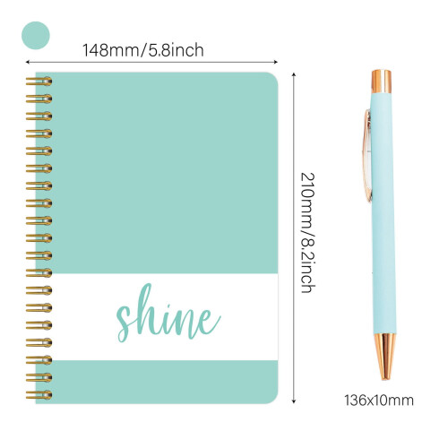 DIY Journal Set Green Stationery Scrapbook Diary Arts 2