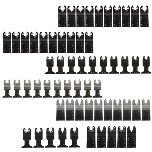 Universal Multitool Blades for Metal Wood Plastic 60 Pieces