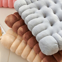 Kissen in Keksform, Verdicktes Kissen, Plüsch-Stuhlkissen, Dekoratives, Bequemes Sitzkissen für Sitzgeschenk, Balkon B