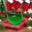 Clear Glass Apple Ornaments Green Decorations 6 pcs 6