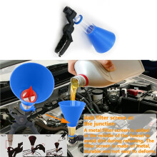 Universal Engine Oil Filling Set,Adjustable Gasoline Adapters Oil Change Equipment with Adjustable Width Holding Clamp