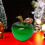 Clear Glass Apple Ornaments Green Decorations 6 pcs 5