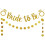 Gold Glitter Bride to Be Banner 1 Pack 1