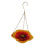 Outdoor Hanging Bird Feeder and Bath Orange 4