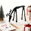 Black Iron Reindeer Statues Set Modern Christmas Decor 3 pcs 1