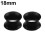 Silicone Flesh Tunnel Ear Plug Double Flared 18 mm 2