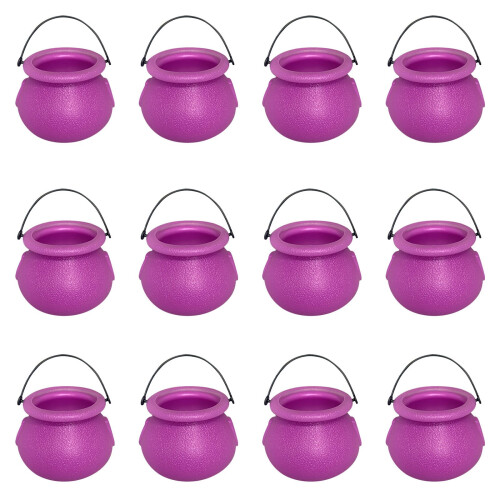 Bol chaudron noir avec anse, lot de 12 pièces 1
