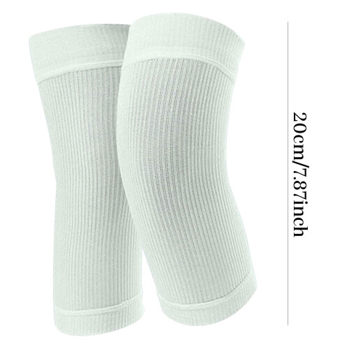 Silk-Blend Knee Warmers for Arthritis Relief and Yoga Use 2