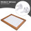 Modern Photo Frame Black White Oak 8x10 Inches 3