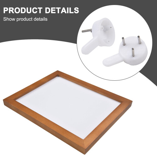 Modern Photo Frame Black White Oak 8x10 Inches 2