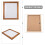 Modern Photo Frame Black White Oak 8x10 Inches 6