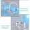 925 Sterling Silver Teardrop Crystal Zircon Ring Set 5 4