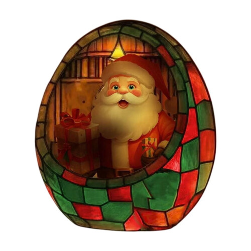 Veilleuse Père Noël Décoration de chambre de Noël 1