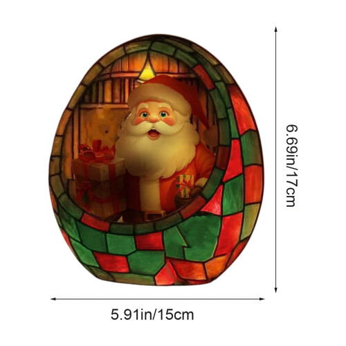 Veilleuse Père Noël Décoration de chambre de Noël 2
